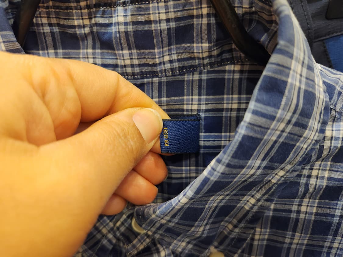 랄프로렌 체크 셔츠 상품이미지3