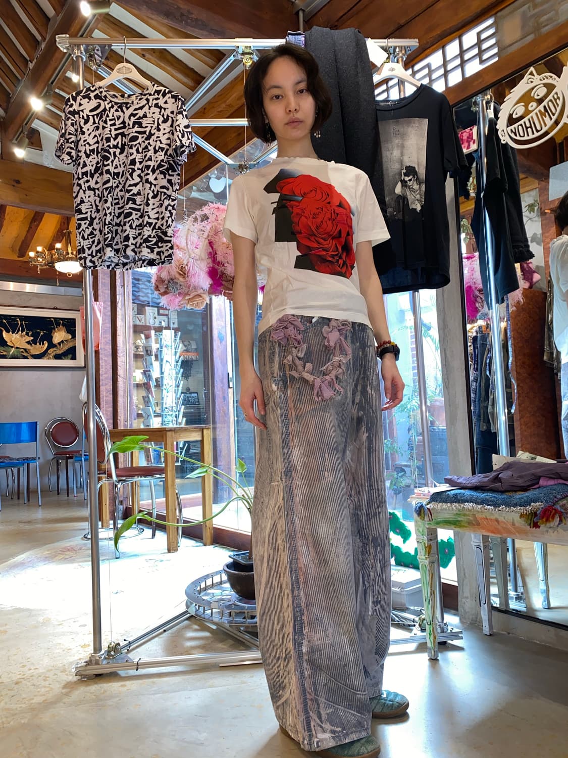 [Paul Smith] 빈티지 Rose Glitched 티셔츠 상품이미지3