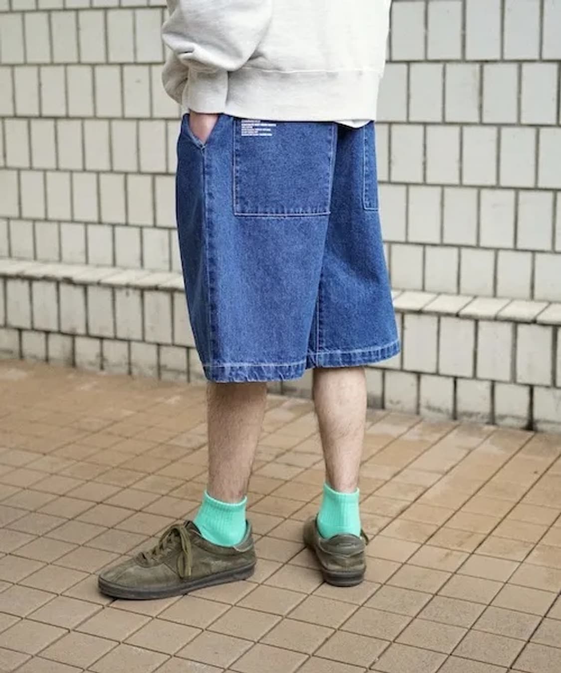 프레시서비스 코퍼레이트 이지 데님 쇼츠 상품이미지1