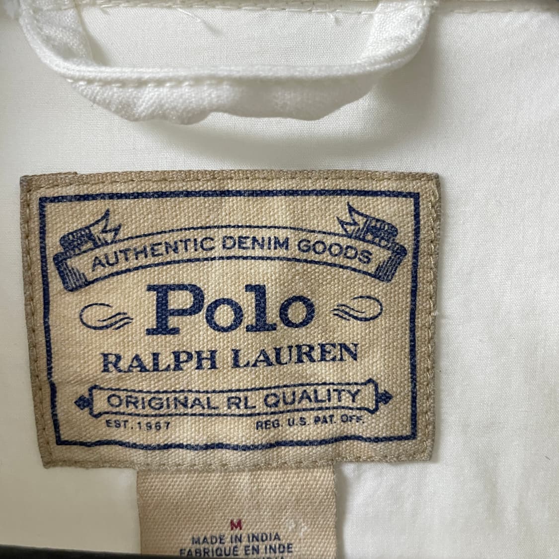 폴로 랄프로렌 필드 야상 자켓 화이트 M 상품이미지4