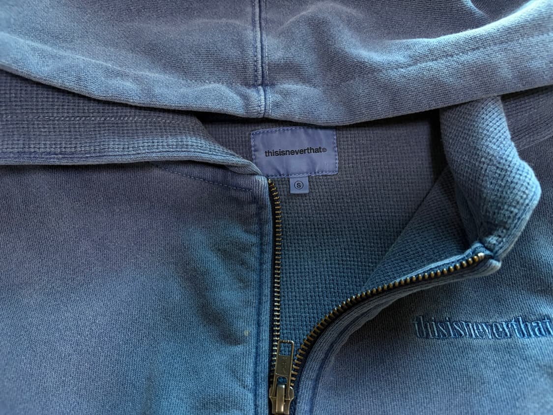 S) 디스이즈네버댓 와플 후드집업 상품이미지2