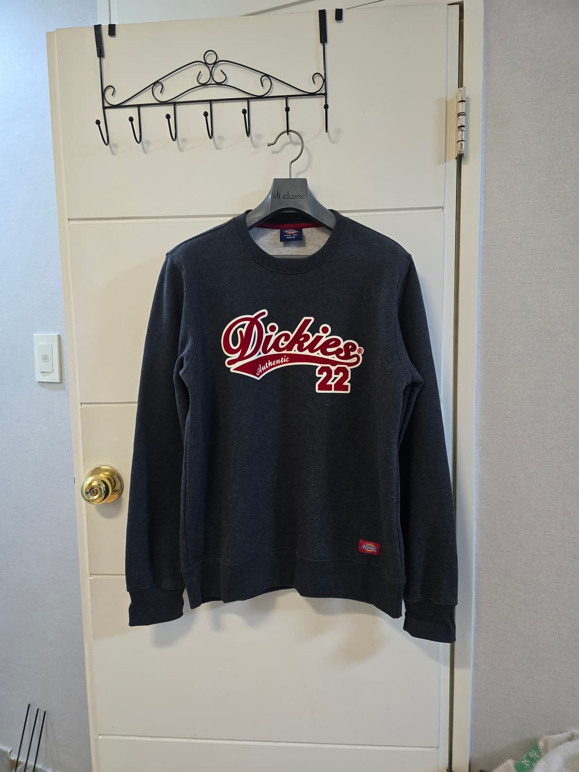 디키즈 맨투맨 짙은 회색 M (남/여) 상품이미지1