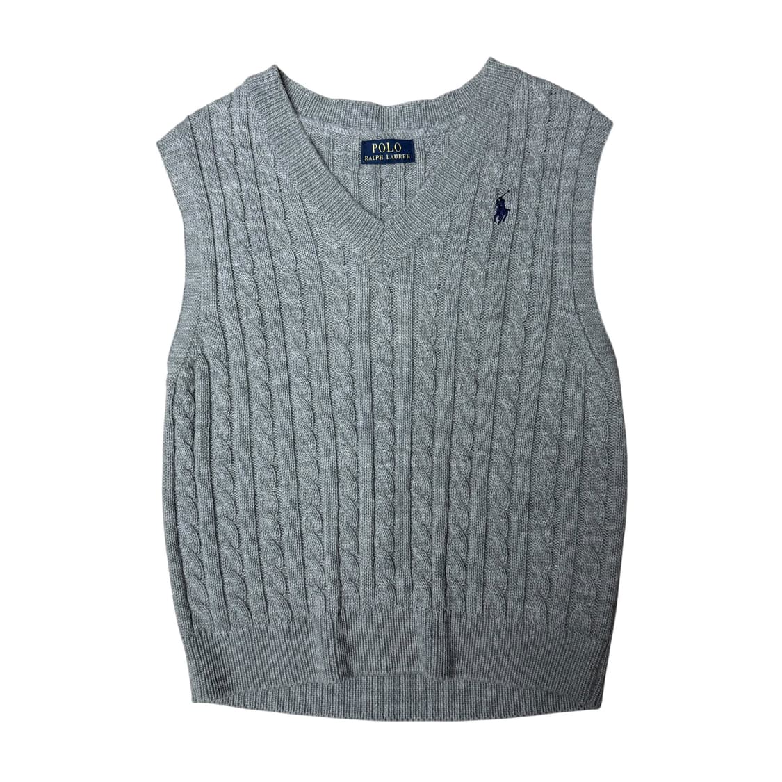 폴로 니트 조끼 상품이미지1