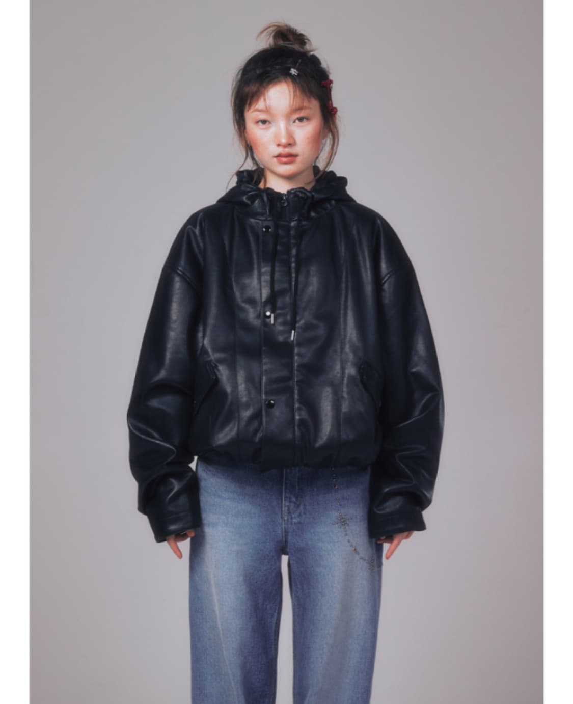 유희 가죽점퍼 상품이미지1