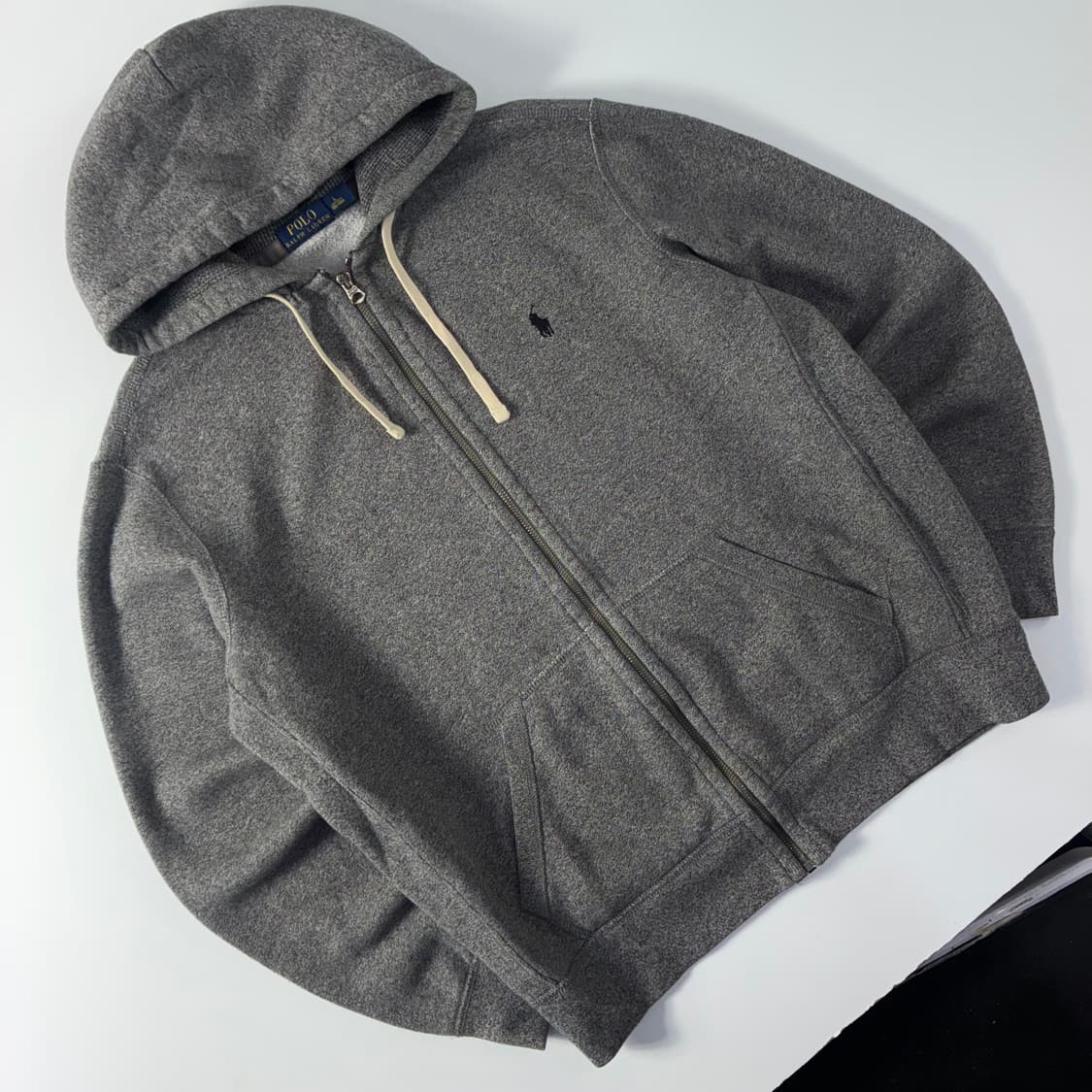 Polo  폴로 랄프로렌 자수 코튼 다크그레이 후드집업  상품이미지2