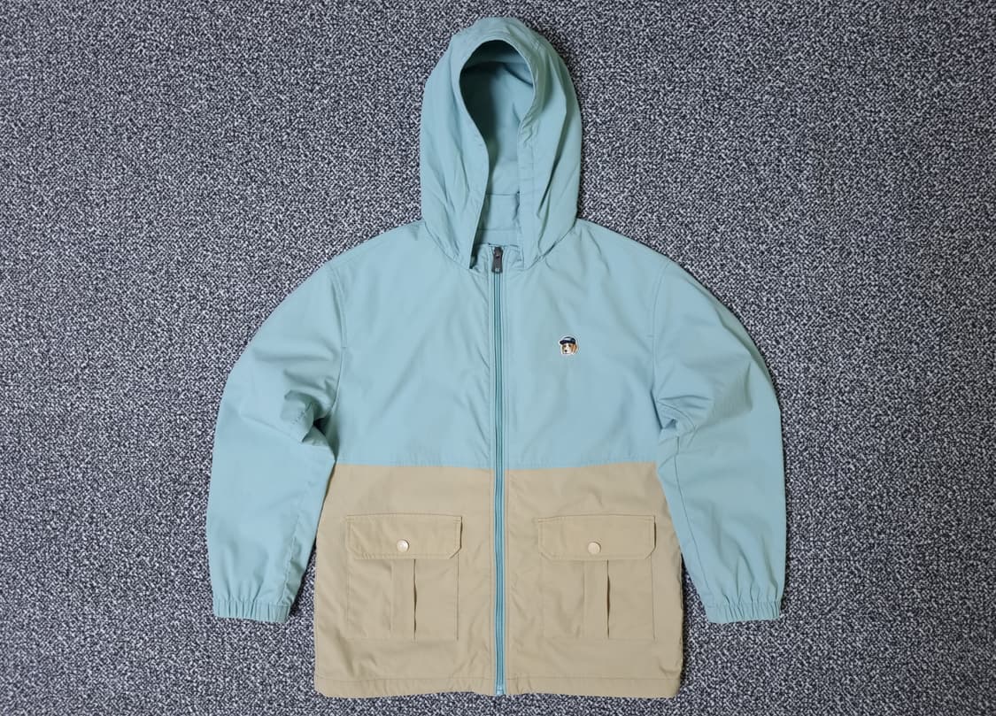 [무료배송][145]헤지스 키즈 바람막이 후드점퍼 상품이미지1