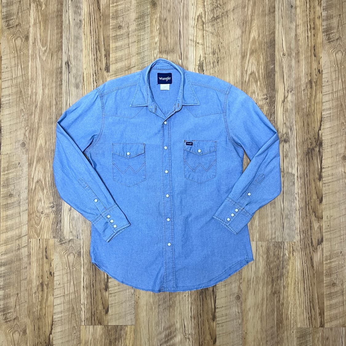 랭글러 웨스턴 샴브레이셔츠 [100~105] 상품이미지1