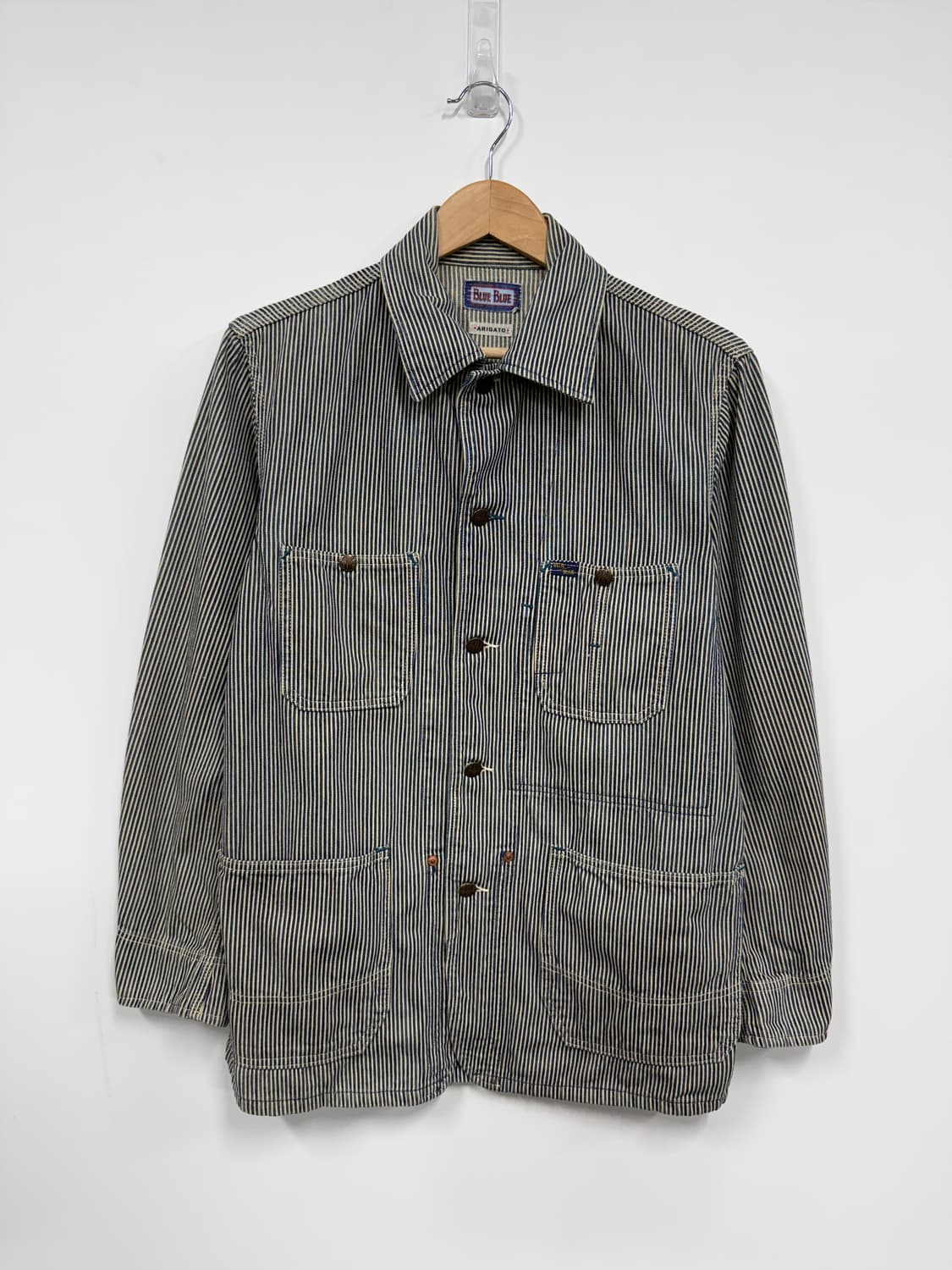 Blue Blue Stripe Trucker Jacket 상품이미지2