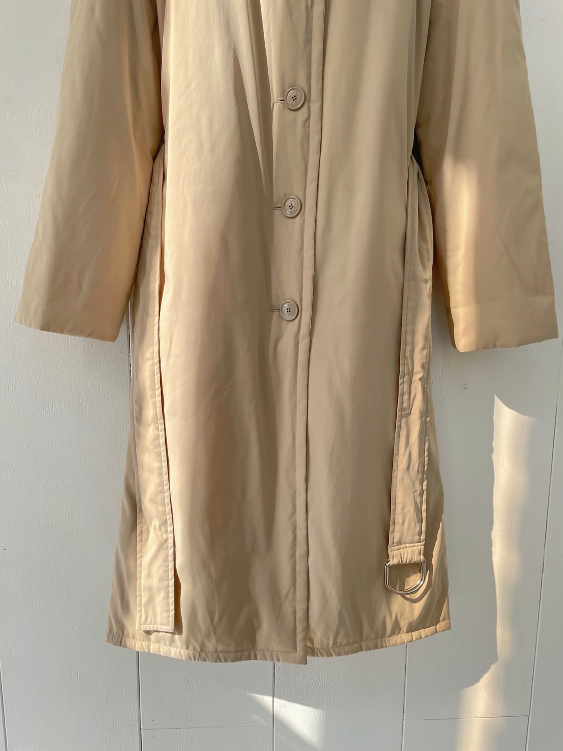 시스템(SYSTEM) 어반 베이지 벨티드 패딩 코트 상품이미지6