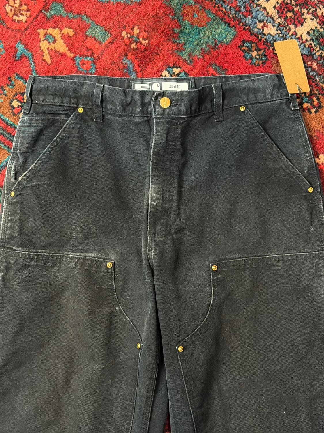 OG USA Made 칼하트 B01 더블니 팬츠 칼하트 썩블니 상품이미지6