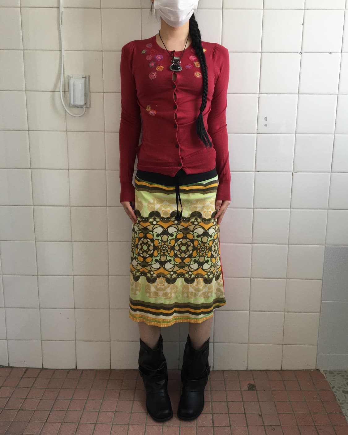 2way printing skirt 상품이미지6