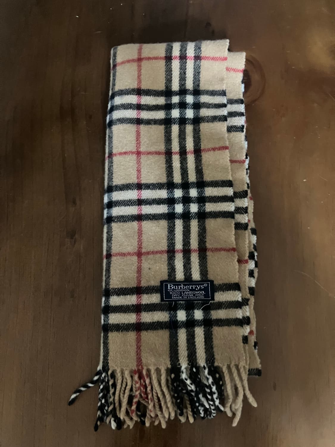 버버리 체크 머플러(빈티지)  상품이미지2