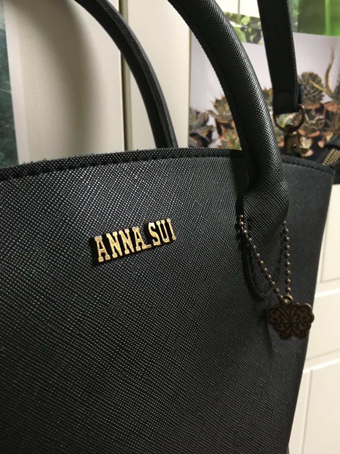 일본빈티지 안나수이 블랙 크로스백 상품이미지2