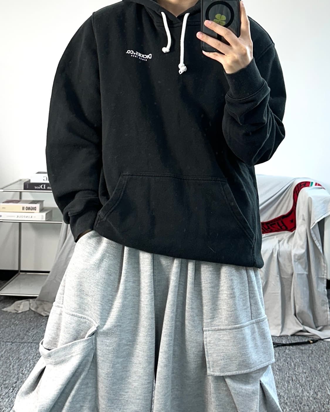 디키즈 블랙 후드티 XL 상품이미지3