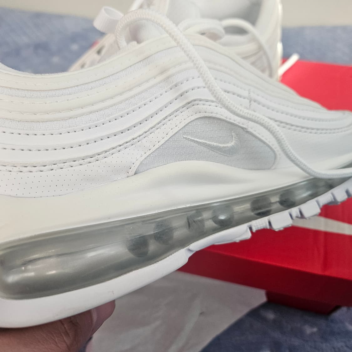 나이키 맥스 97 화이트 운동화 상품이미지4