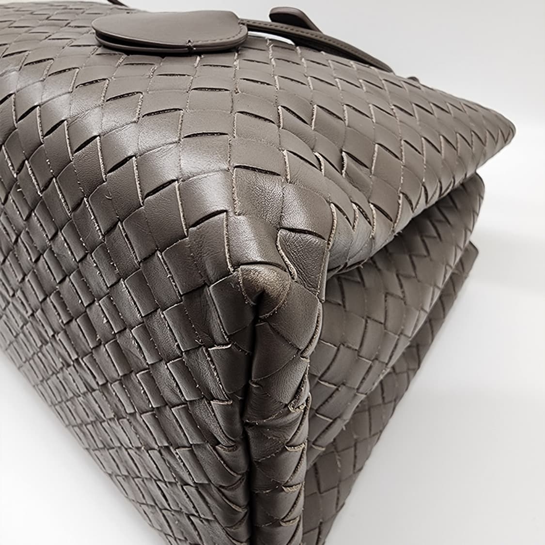 보테가베네타 인트레치아토 매쉬 로마백 그레이 상품이미지5