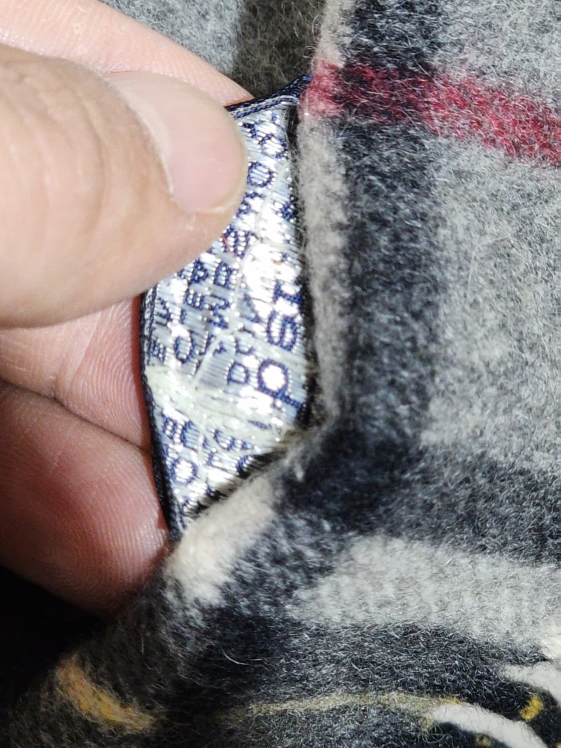 (정품) 버버리 목도리 체크 머플러 램스울  상품이미지5