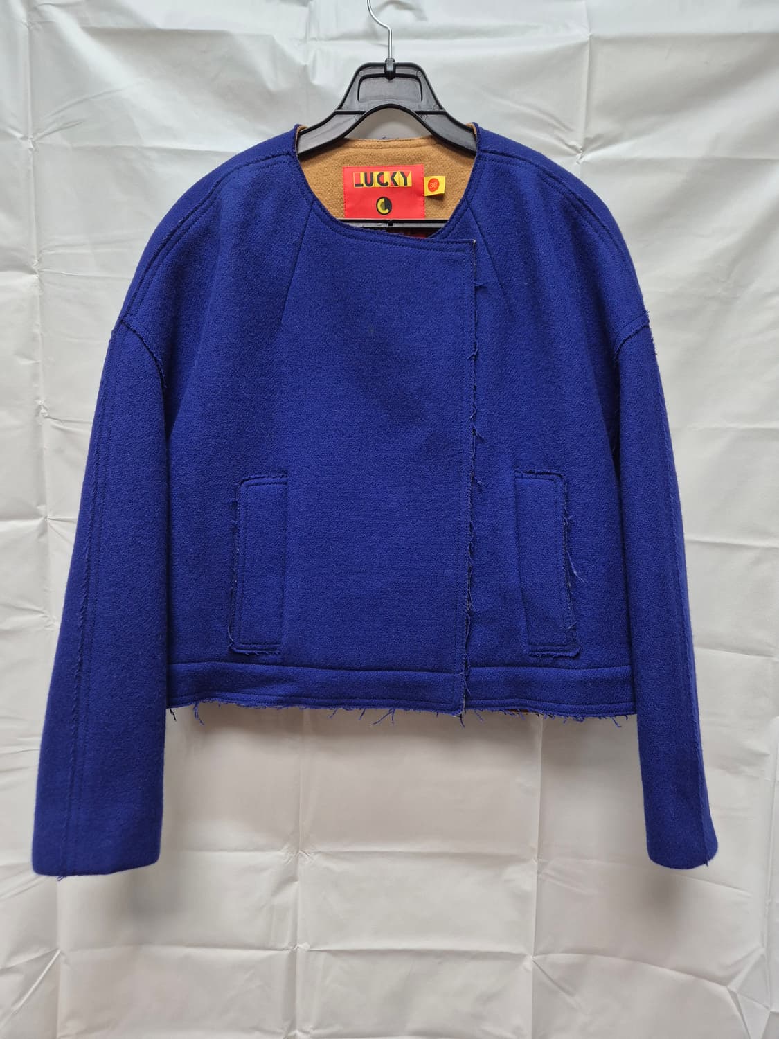 럭키슈에뜨 모직 크롭자켓 상품이미지1