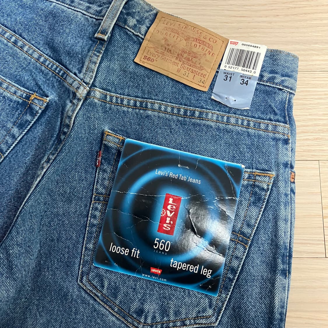 [새상품] 90s Levis 리바이스 560 데드스탁 [31] 상품이미지3
