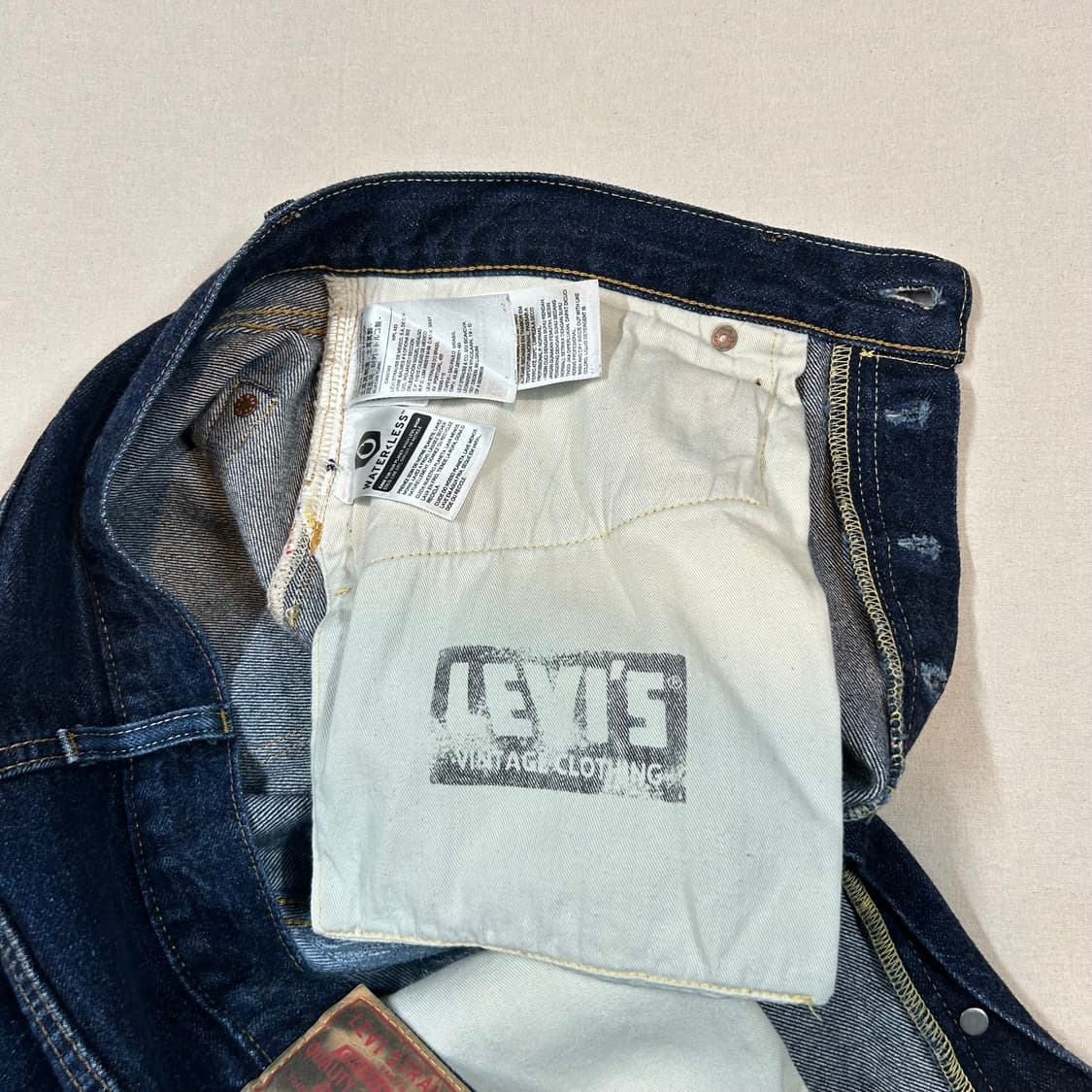 34inch) 리바이스 LVC 501xx 빅E 셀비지 데님 청바지 상품이미지9