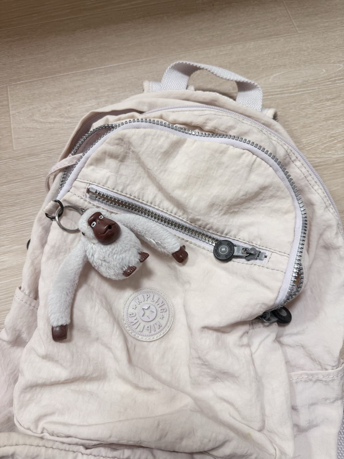 빈티지 키플링 연핑크 백팩  상품이미지1