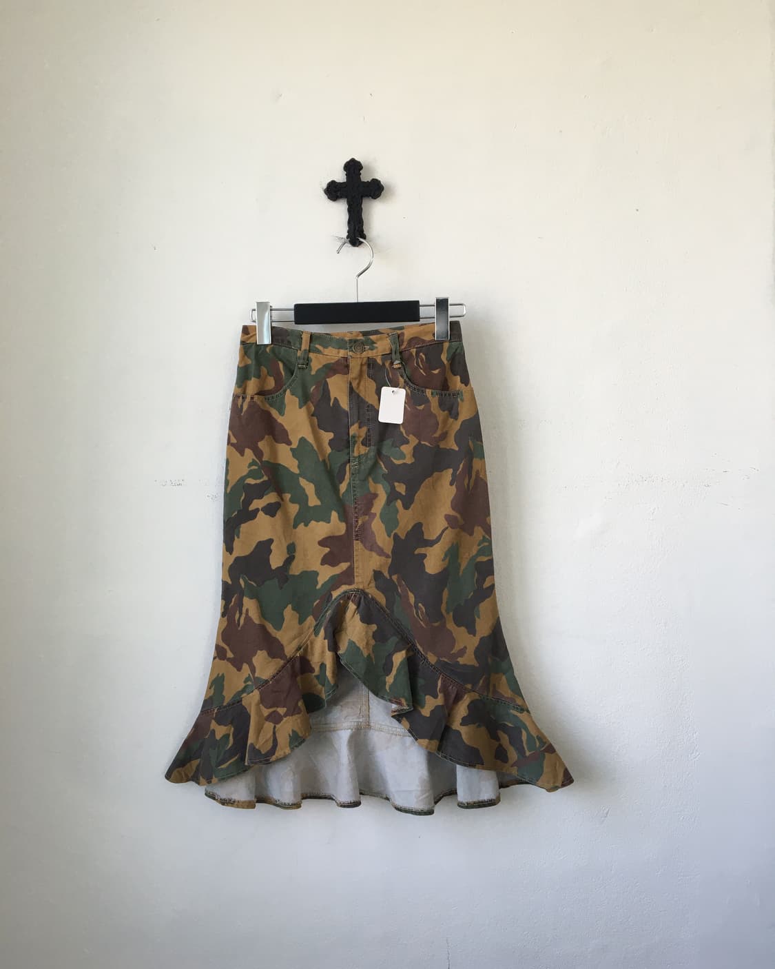 Came pattern midi skirt 상품이미지1