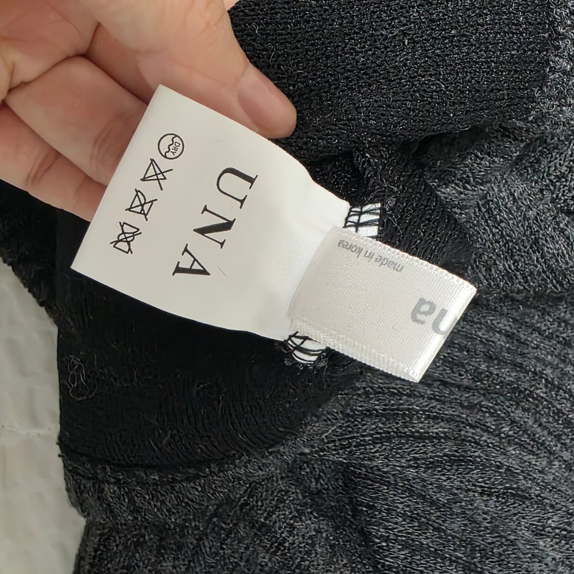 빈티지) y2k 골지 니트 승모근 커버 숄더 레이어드 긴팔티셔츠 상품이미지3