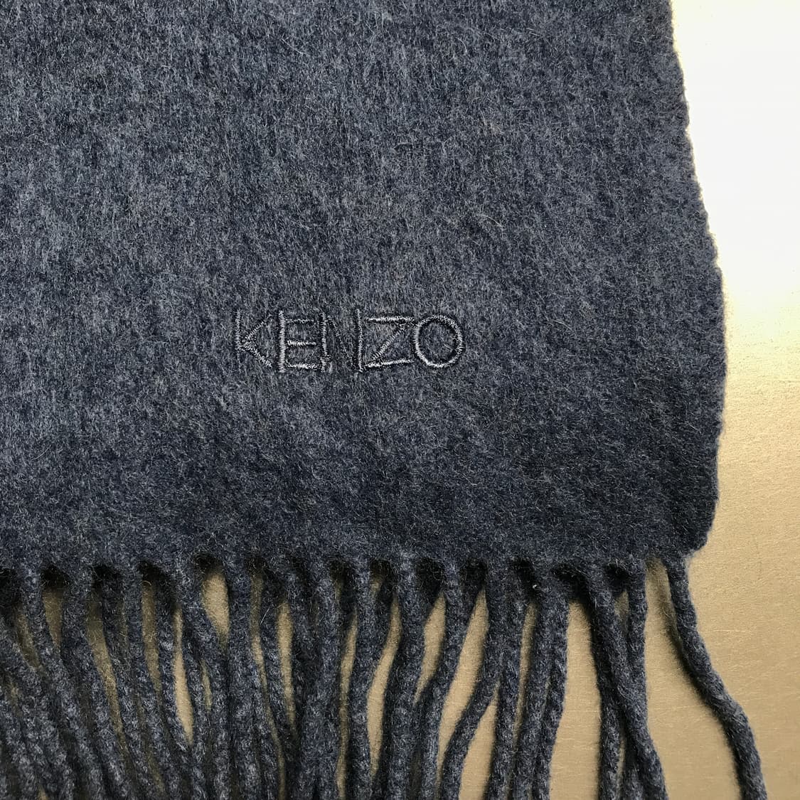 겐조 로고 블루 머플러 상품이미지4