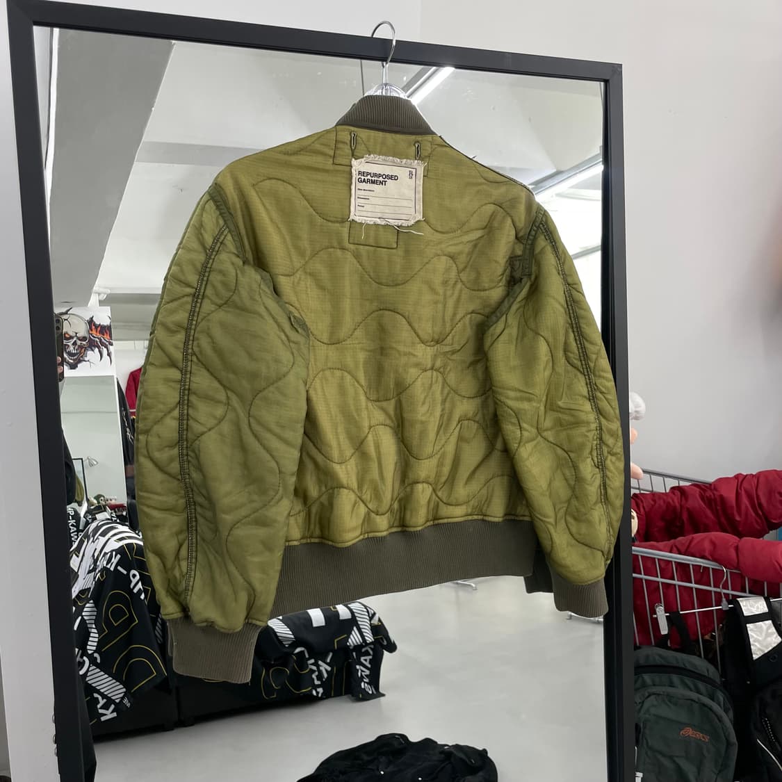 R13 알써틴 23FW M65 퀼팅 라이너 봄버 자켓 상품이미지5