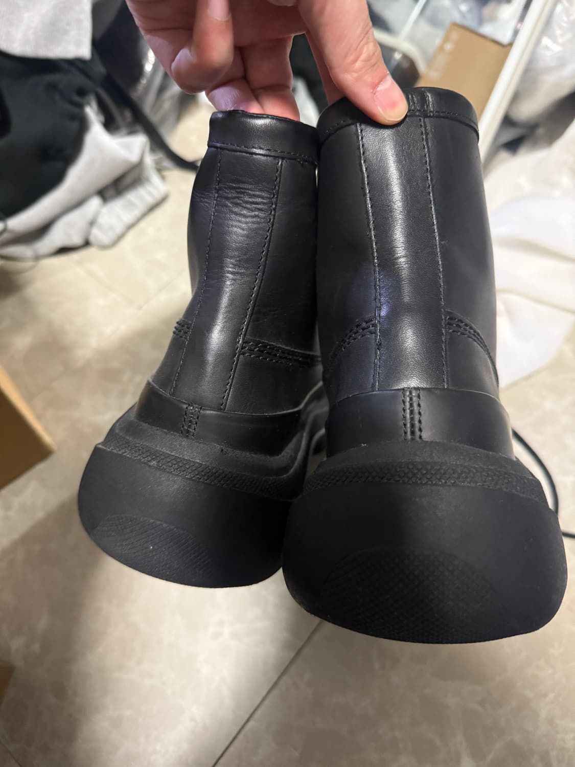 41사이즈 자라 스튜디오니콜슨 레더 부츠 상품이미지3