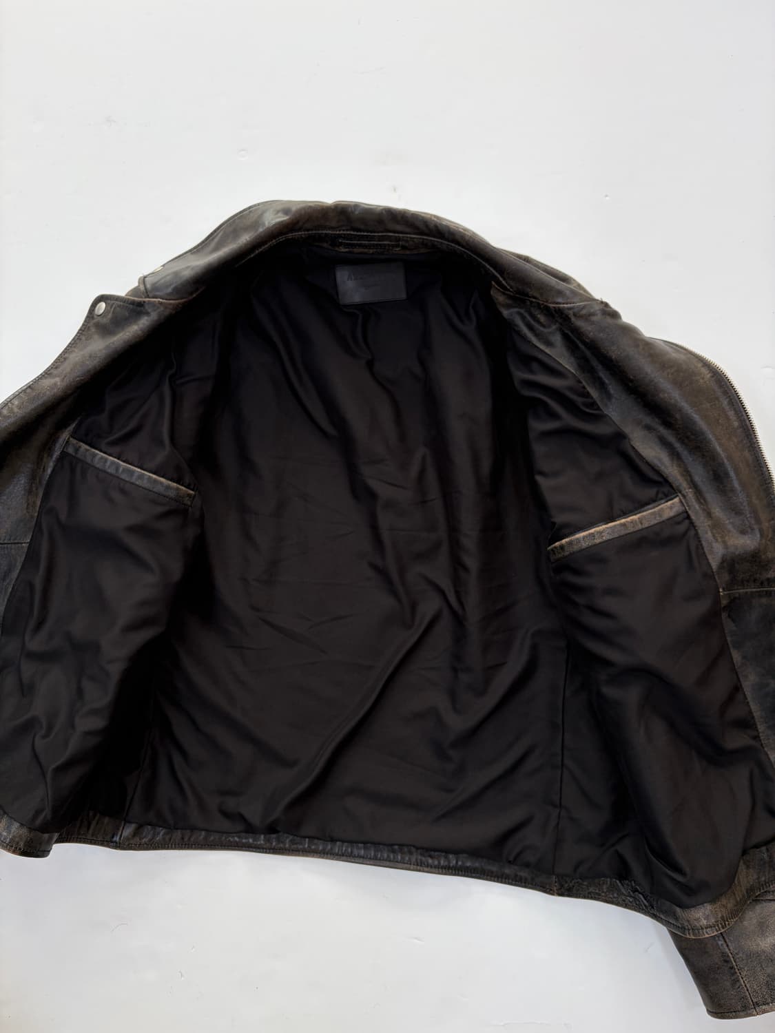 All Saints 레더 바이크 자켓 상품이미지7