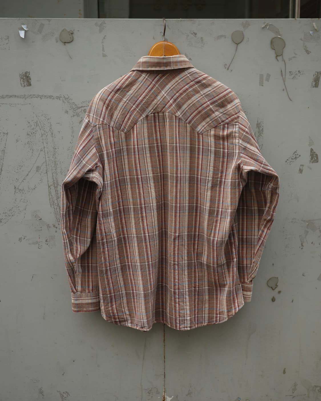 70s Levi’s 체크 플란넬 웨스턴 셔츠 상품이미지6