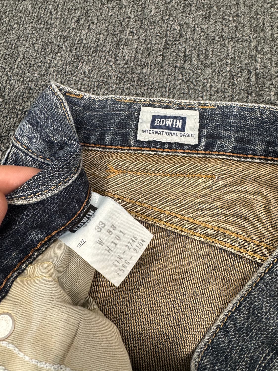 33)에드윈 빈티지 워싱 403 데님팬츠 상품이미지5