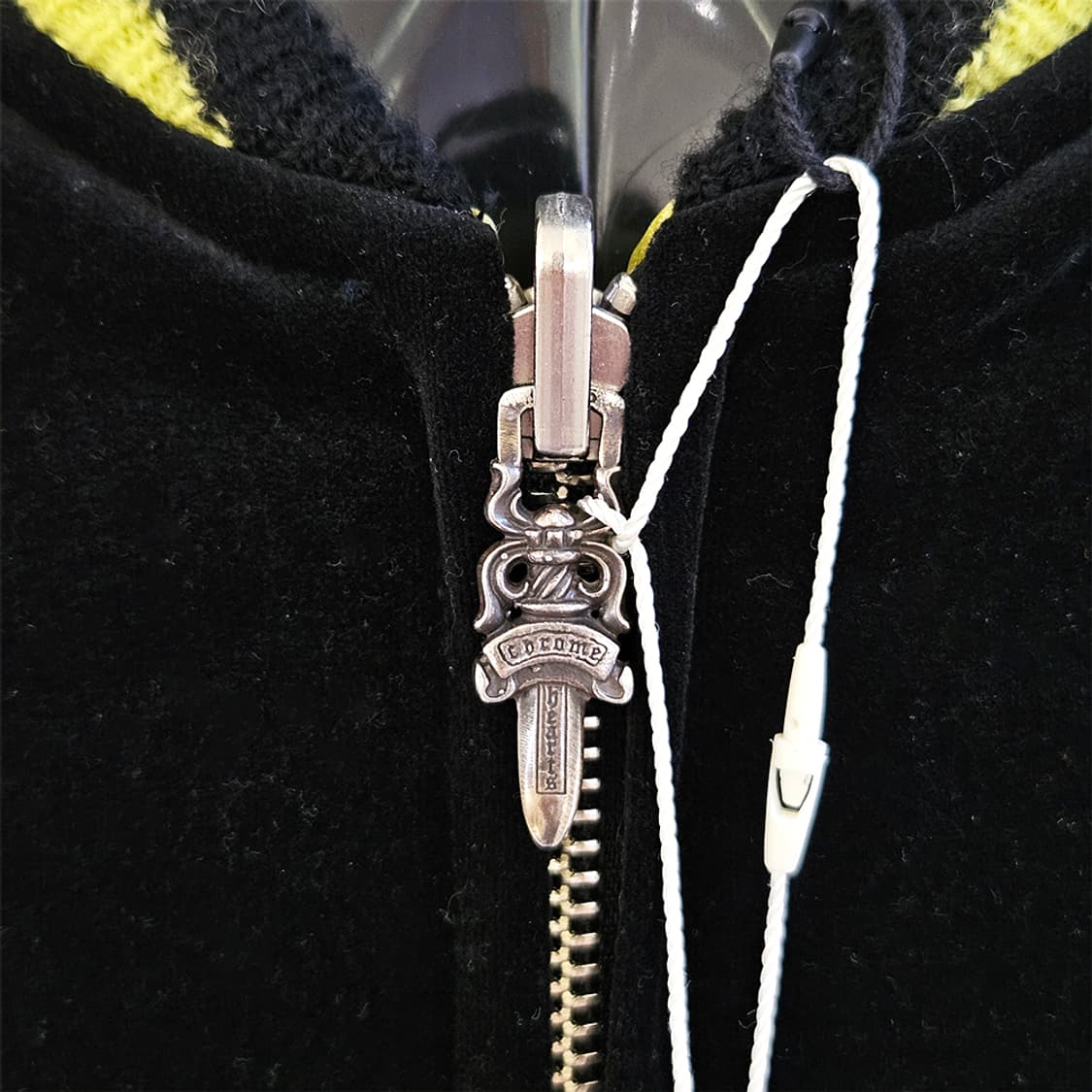 [L] 미사용 크롬하츠 메티보이 리버서블 스카잔 블루종 B1213C158 상품이미지5