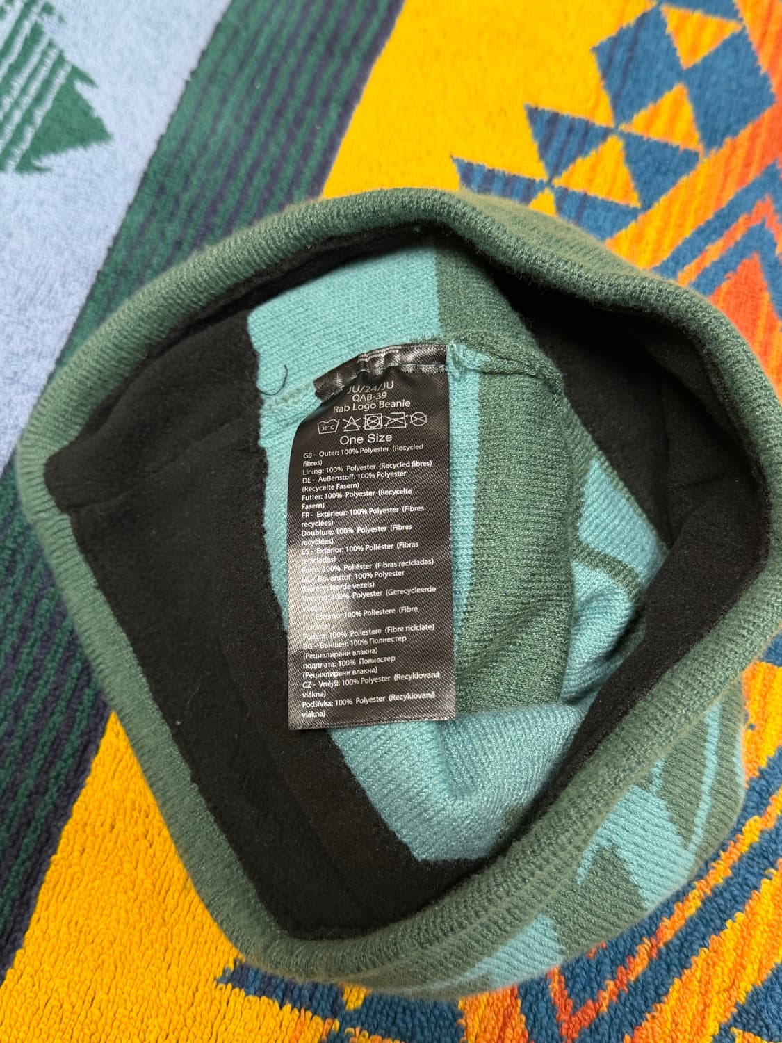 Rab  Logo Beanie green 상품이미지4