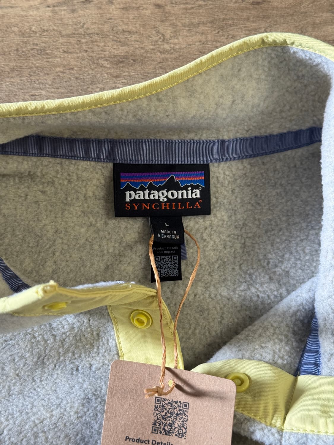 파타고니아 라이트웨이트 신칠라 스냅 T 플리스 풀오버 오트밀 우먼스 상품이미지2