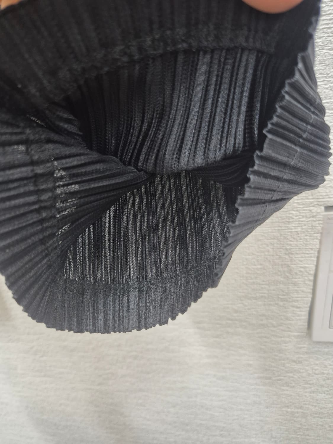 플리츠플리즈  주름 바지 블랙 (정품) 상품이미지3