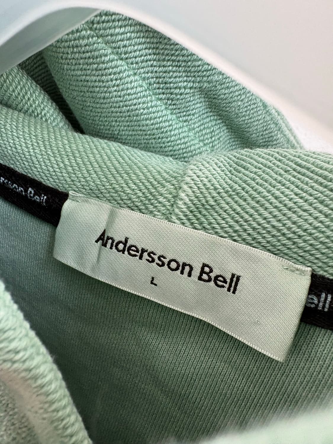 앤더슨벨 커트 아트웍 오버사이즈 후드티 L 상품이미지3