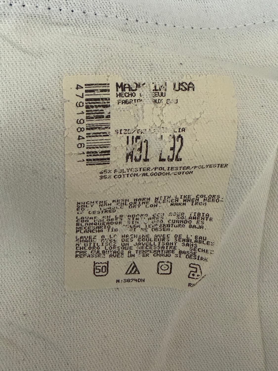 Vintage 90s Dickies  874 Work Pants 상품이미지2