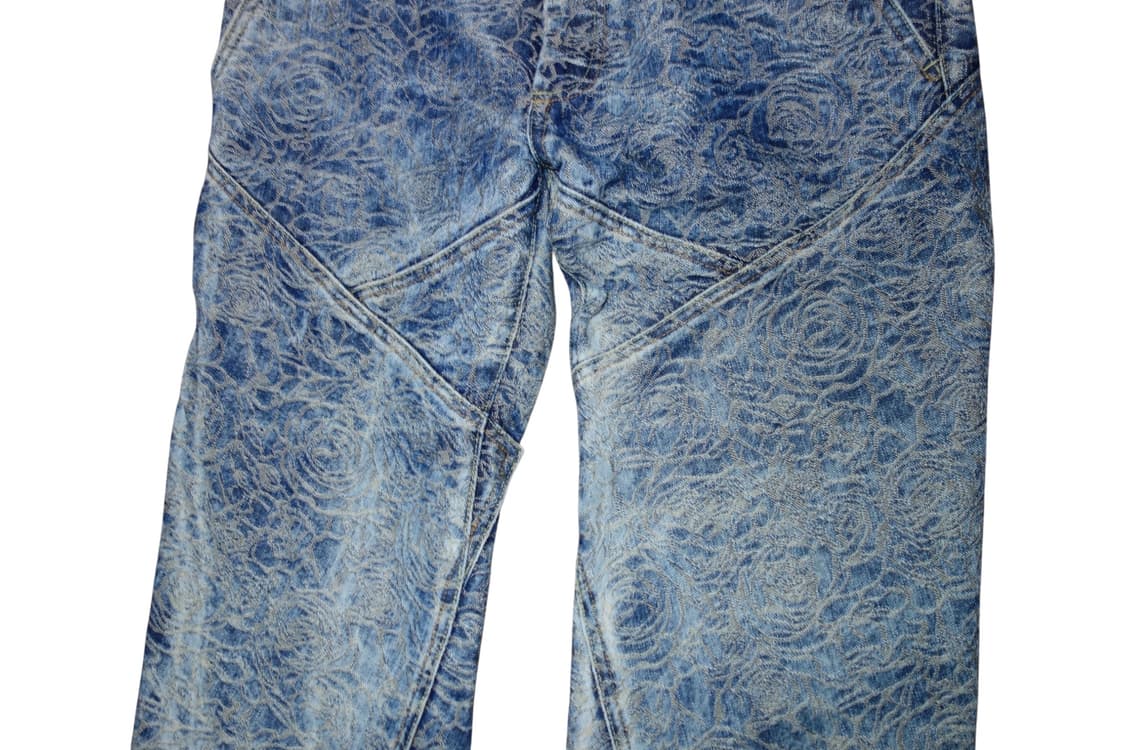 •이세이미야케 S/S2007 자카드 워븐 ‘Roses’데님 팬츠 상품이미지5