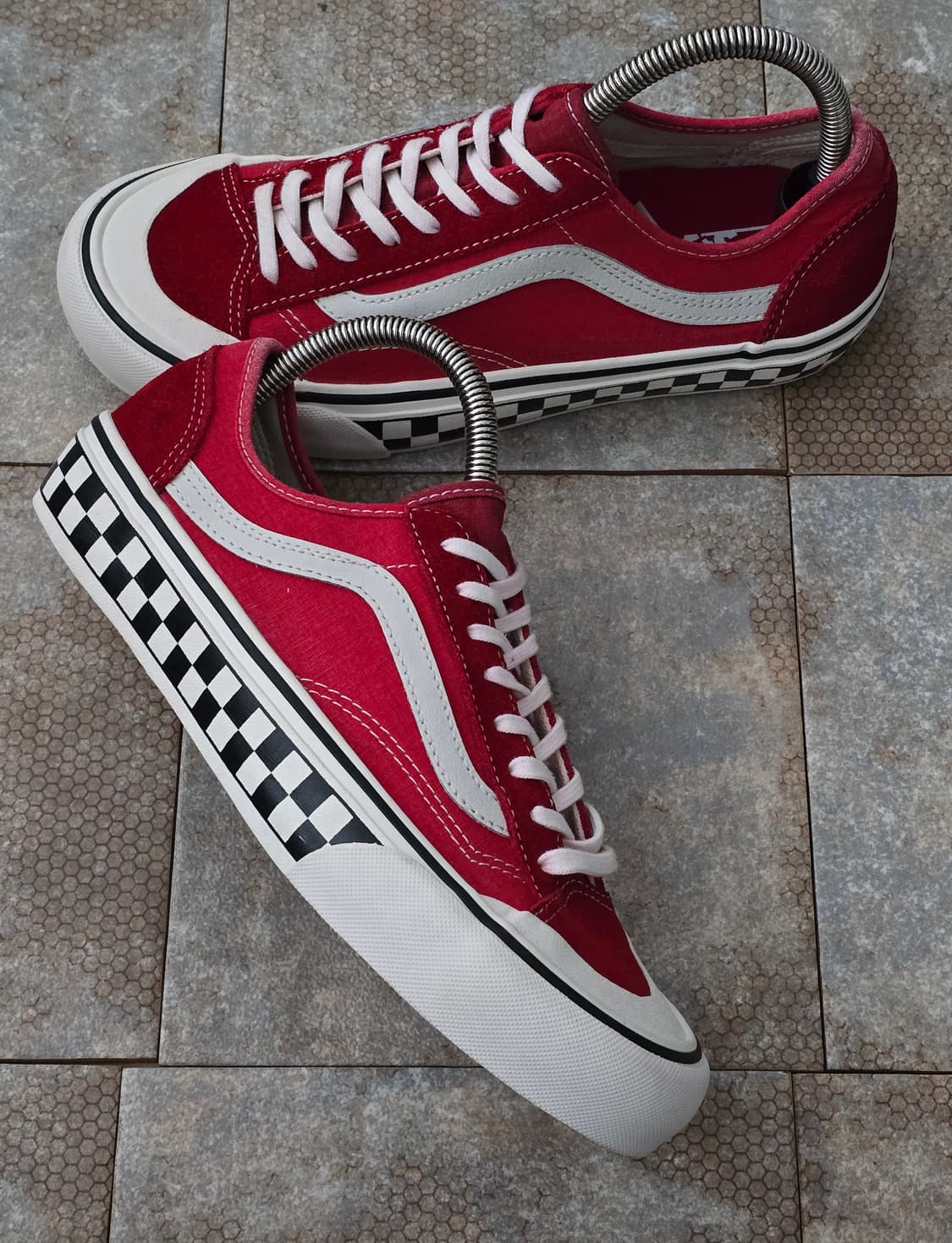 (260)반스 스타일 36 데콘 sf 솔트 워시 레드 스 상품이미지6