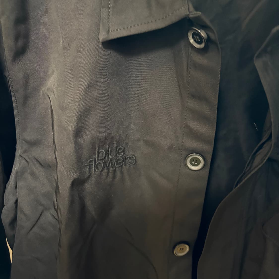 Blue flowers 나일론 자켓 상품이미지3