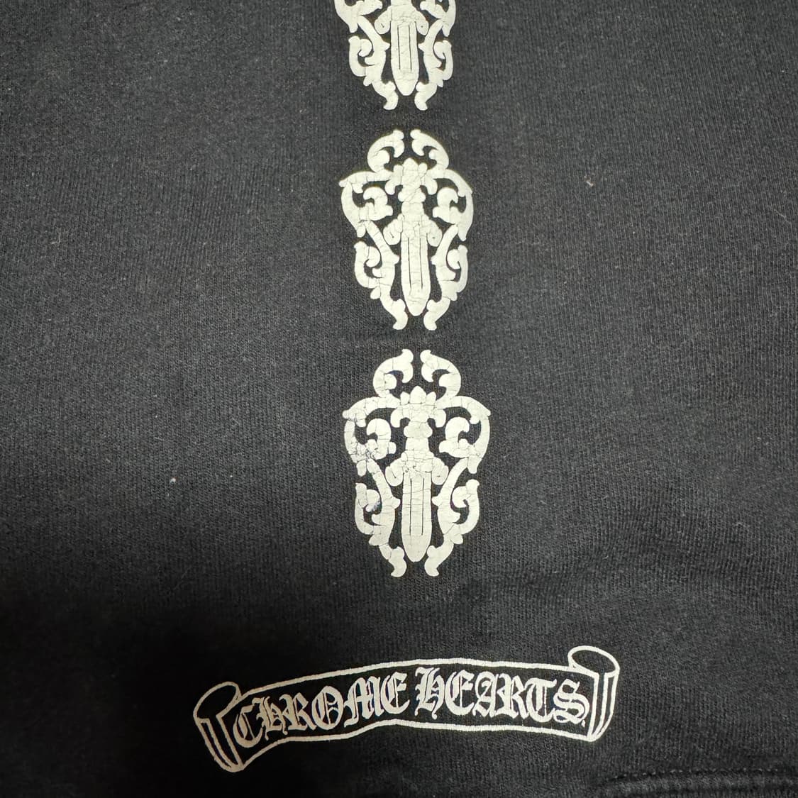 크롬하츠 헤비웨이트 대거 프린팅 후드 집업 상품이미지6