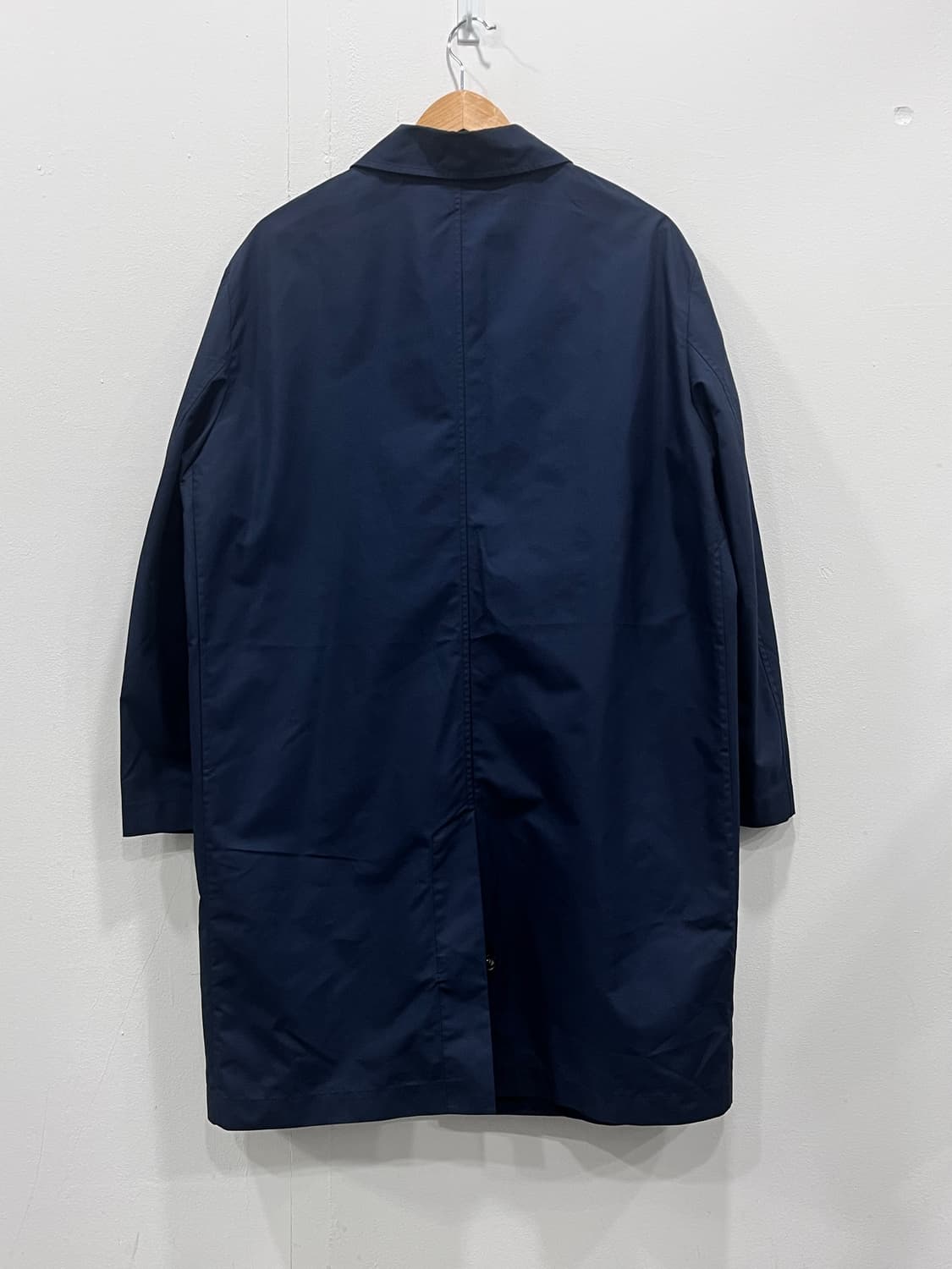 살바토레 페라가모 싱글 트렌치코트 네이비 남성 52 (105-110) 상품이미지3