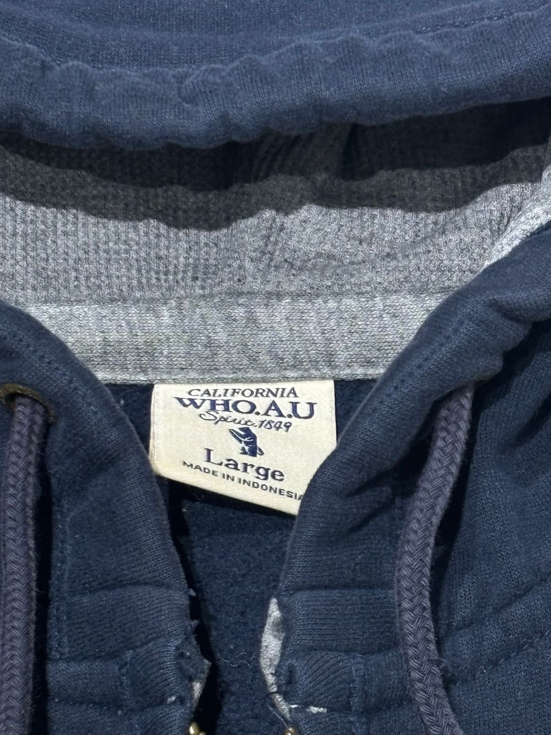 후아유 네이비 후드집업 상품이미지5