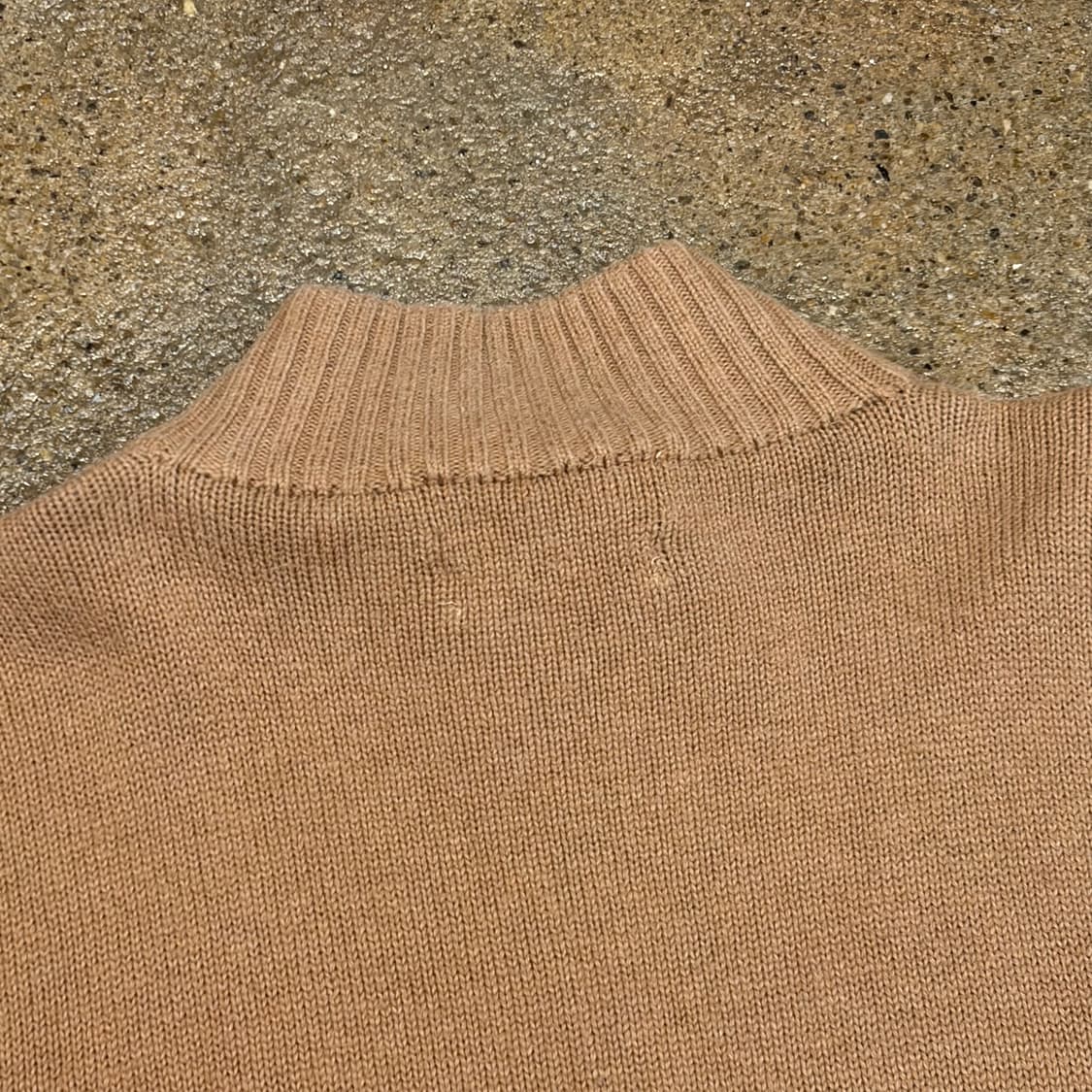 90s USA 빈티지 폴로랄프로렌 헤비코튼 반집업 니트  상품이미지7