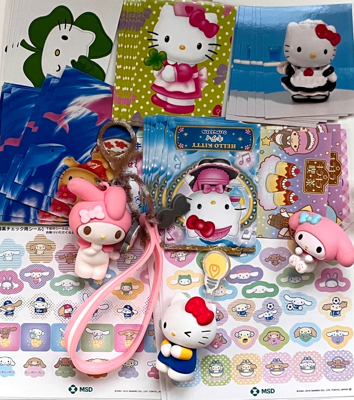 무배) 여러종류 산리오 스티커 키링 |이라스토야 다꾸 키티 스티커 등 상품이미지2