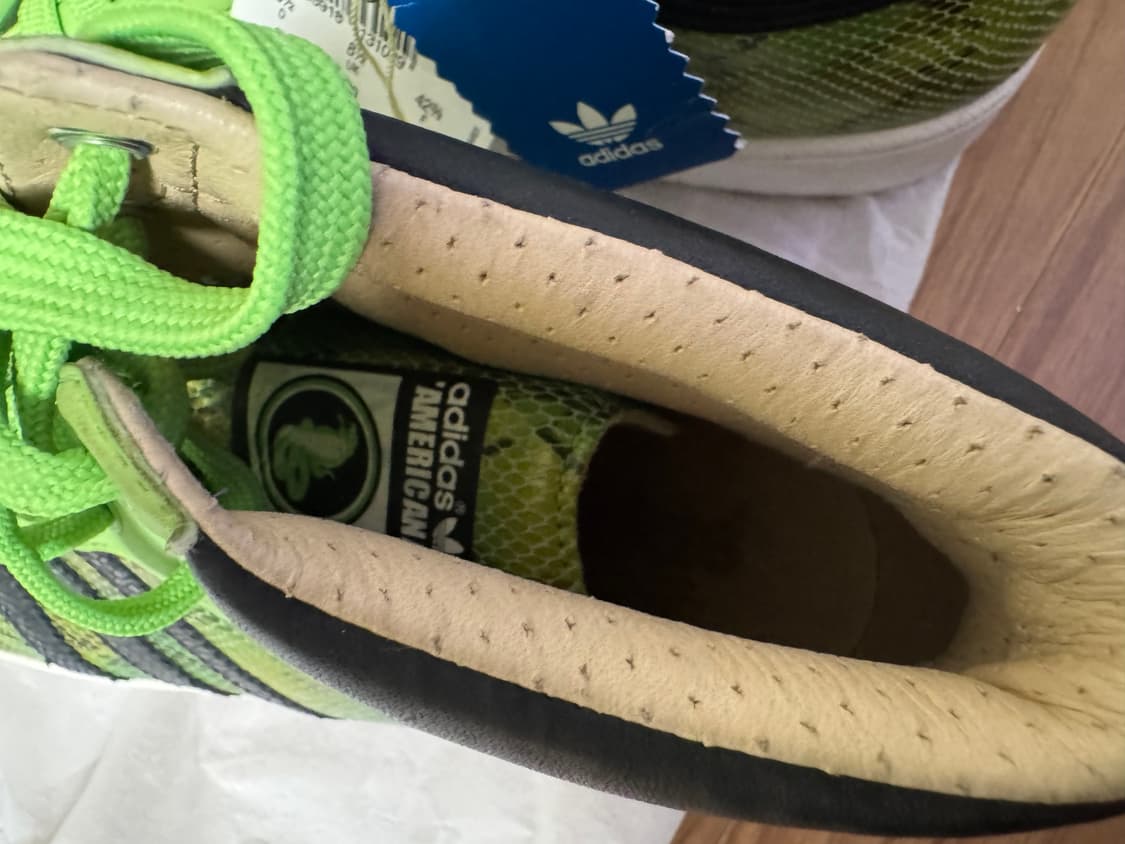 [270] 프랑스구매 아디다스 오리지널 아메리카나 미드럭스 그린 뱀피 상품이미지2