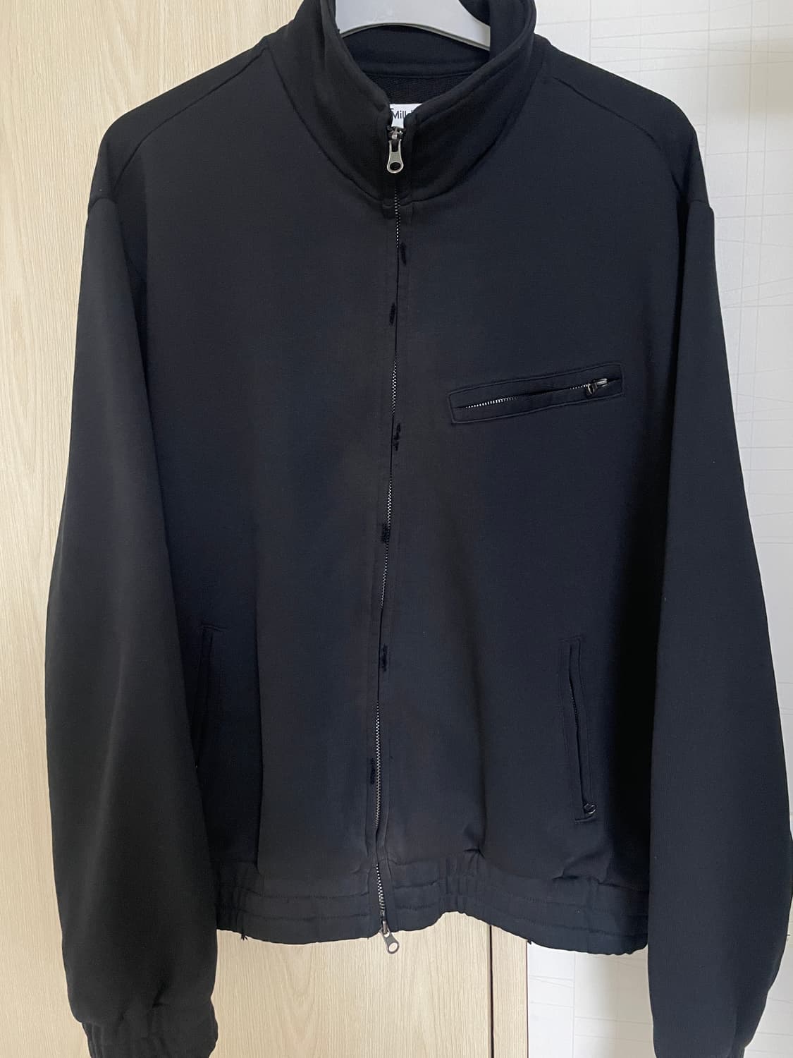 밀로아카이브 크레이들 스웻 자켓(블랙) 상품이미지1