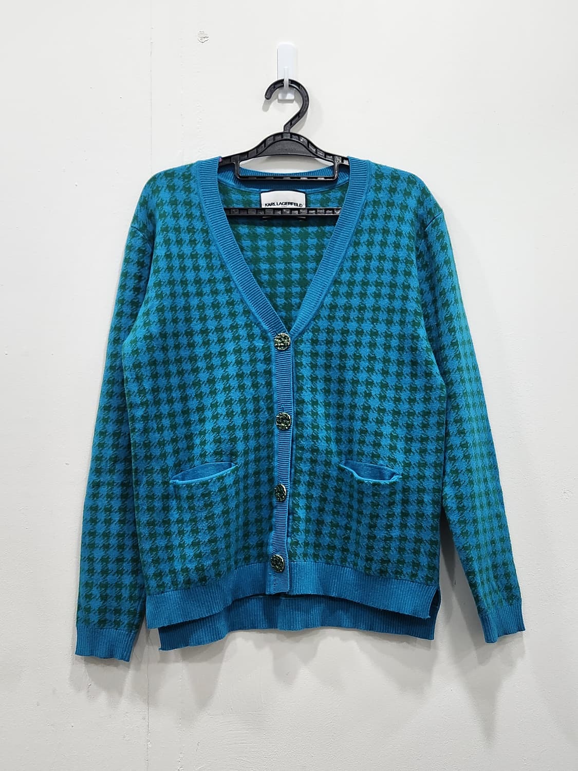 [66] 칼라거펠트 하운드투스 가디건 여성 66사이즈 상품이미지1